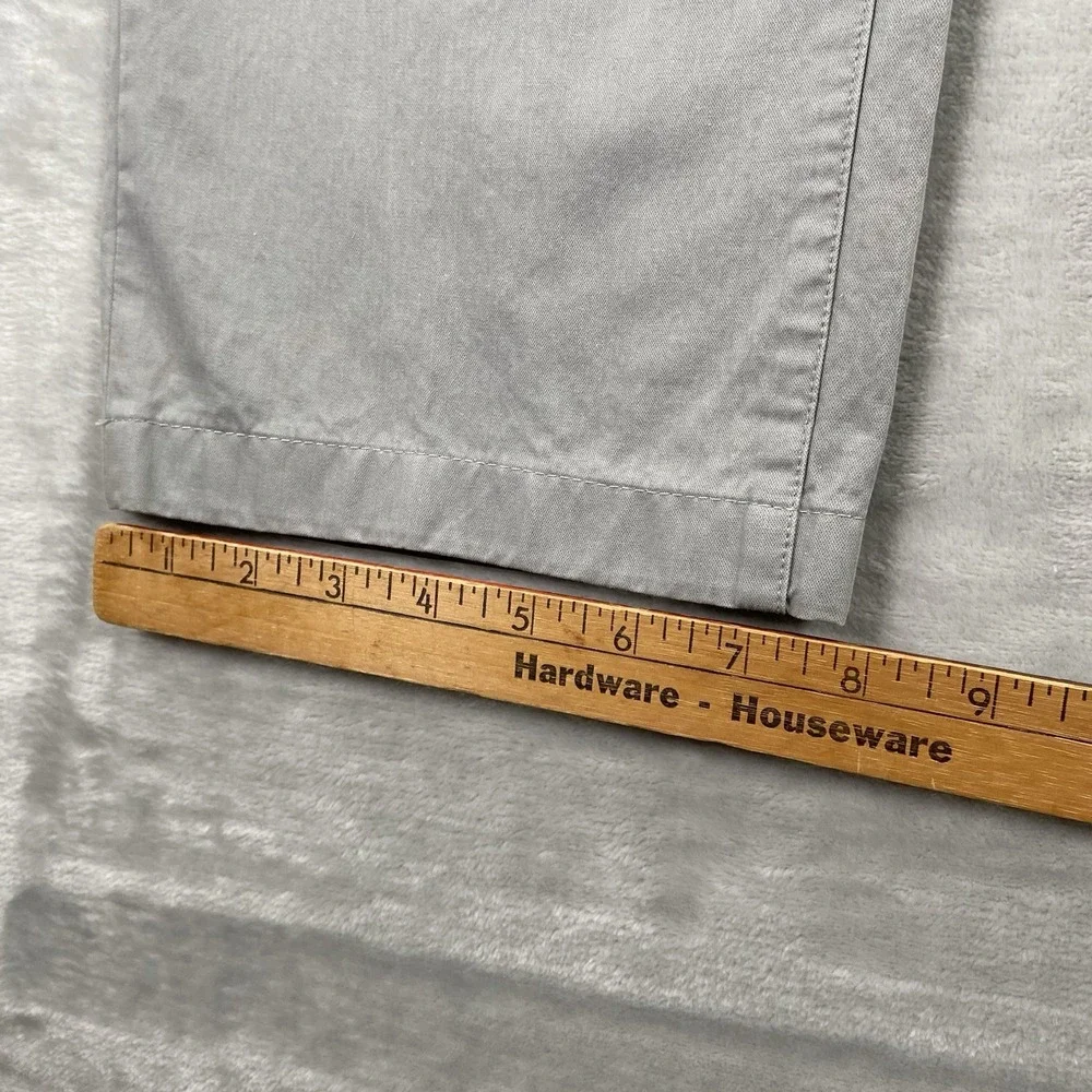 John Varvatos Pants Mens 30x30 Straight Fit Chino Flat Front Cotton Cupro Blend